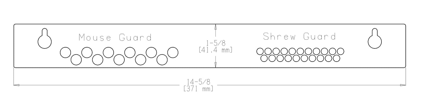 10 Frame Box Mouse & Shrew Guard