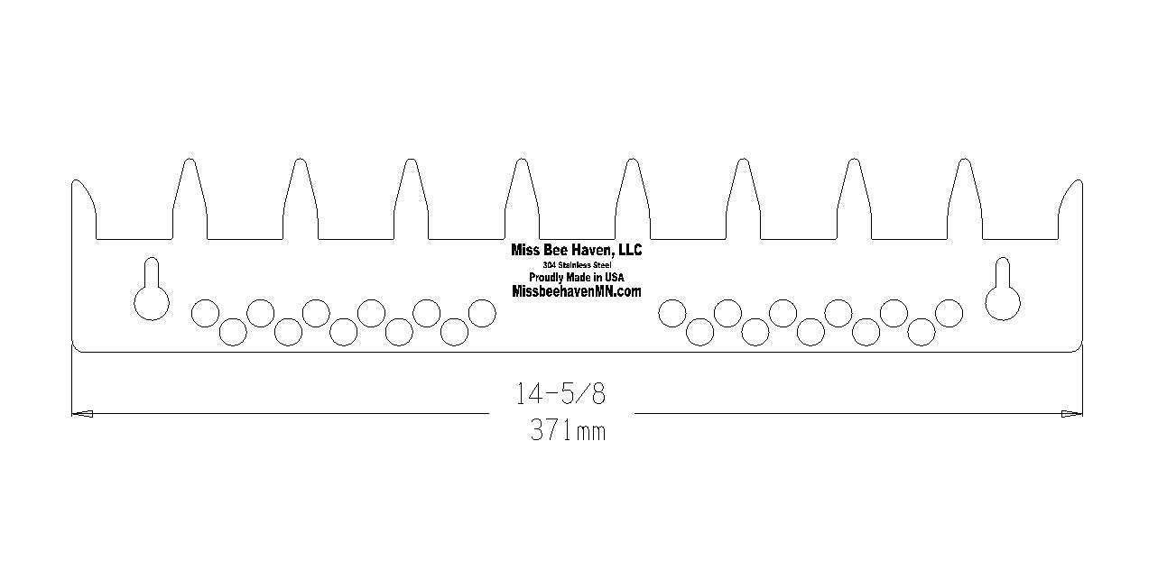 9 Frame Spacer for USA 10 Frame Box (Set of 2)